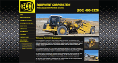Desktop Screenshot of eccoequipment.com